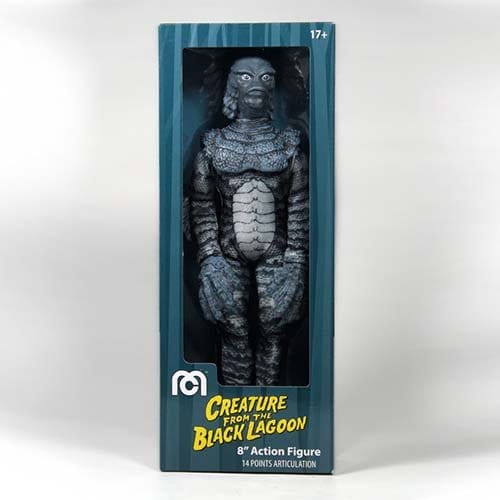 Mego Action Figure 8 Inch Creature from the Black Lagoon (Black and White) (Box) - by Mego