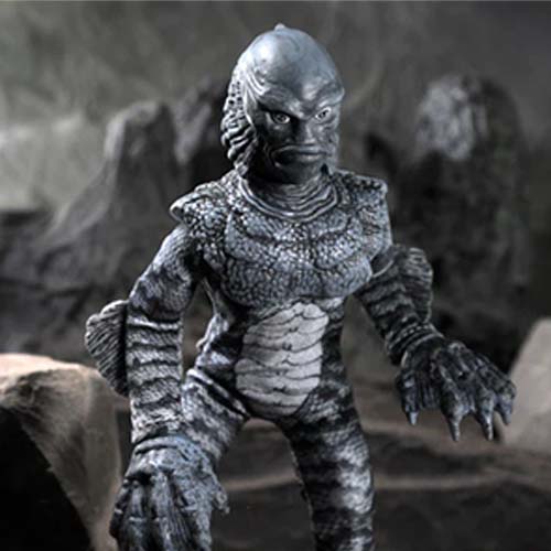 Mego Action Figure 8 Inch Creature from the Black Lagoon (Black and White) (Box) - by Mego