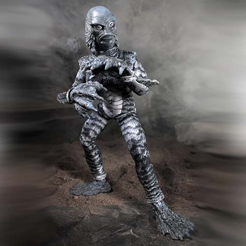 Mego Action Figure 8 Inch Creature from the Black Lagoon (Black and White) (Box) - by Mego