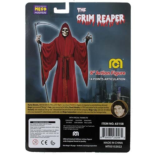 Mego Action Figure 8 Inch Grim Reaper - by Mego