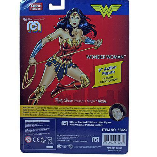 Mego Action Figure 8 Inch Wonder Woman - by Mego