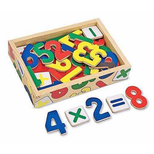 Melissa & Doug - Wooden number magnets - by Melissa and Doug