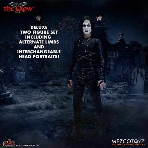 Mezco Toyz 5 Points The Crow Deluxe Figure Set - by Mezco Toyz