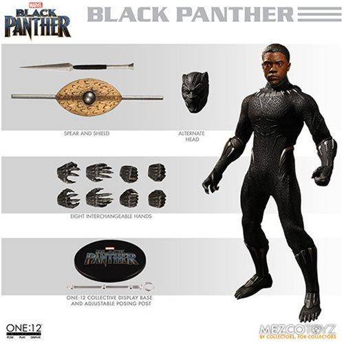 Mezco Toyz Black Panther One:12 Collective Action Figure - by Mezco Toyz