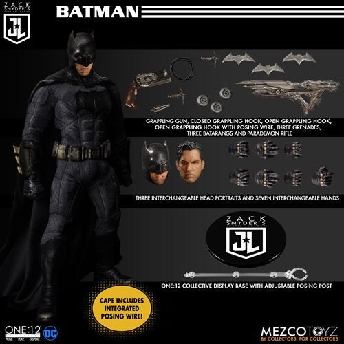 Mezco Toyz DC Zack Snyder Justice League Deluxe One:12 Collective Steel Boxed Set - by Mezco Toyz