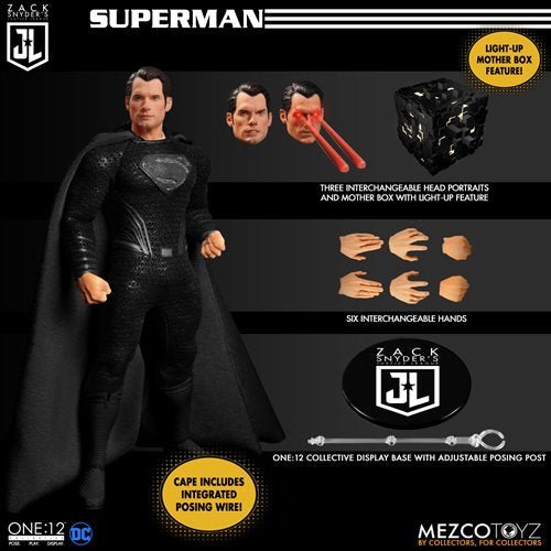 Mezco Toyz DC Zack Snyder Justice League Deluxe One:12 Collective Steel Boxed Set - by Mezco Toyz