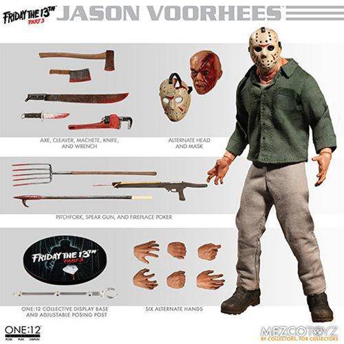 Mezco Toyz Friday the 13th Part 3 Jason Voorhees One:12 Collective Action Figure - by Mezco Toyz