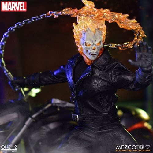 Mezco Toyz Ghost Rider and Hell Cycle One:12 Collective Action Figure Set - by Mezco Toyz