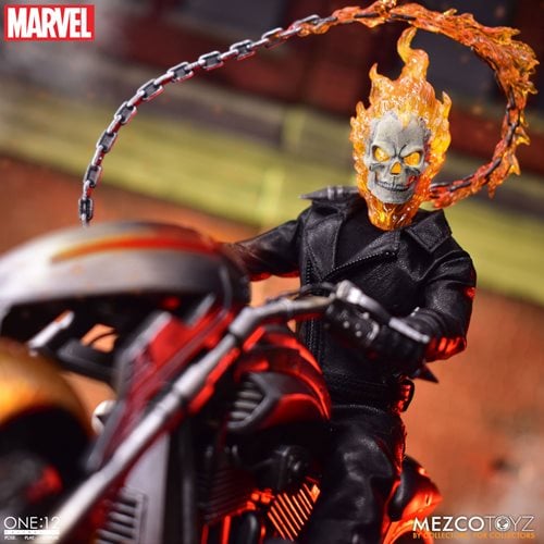 Mezco Toyz Ghost Rider and Hell Cycle One:12 Collective Action Figure Set - by Mezco Toyz