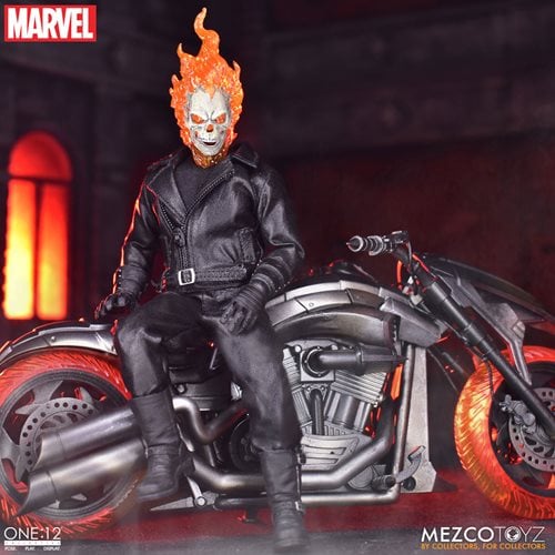 Mezco Toyz Ghost Rider and Hell Cycle One:12 Collective Action Figure Set - by Mezco Toyz