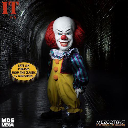 Mezco Toyz IT (1990): Talking Pennywise MDS Mega Scale 15-Inch Doll - by Mezco Toyz