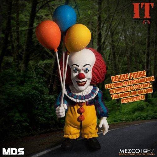 Mezco Toyz IT Deluxe Pennywise 1990 Stylized 6" Action Figure - by Mezco Toyz