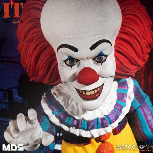 Mezco Toyz IT Deluxe Pennywise 1990 Stylized 6" Action Figure - by Mezco Toyz