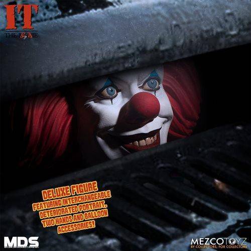 Mezco Toyz IT Deluxe Pennywise 1990 Stylized 6" Action Figure - by Mezco Toyz