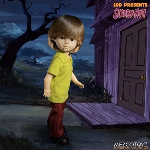 Mezco Toyz LDD Presents Scooby-Doo - Shaggy 10-inch Doll with Build a Figure Piece - by Mezco Toyz