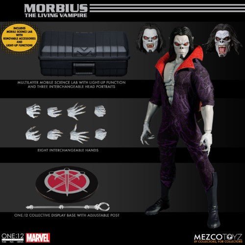 Mezco Toyz Marvel Morbius One:12 Collective Action Figure - by Mezco Toyz