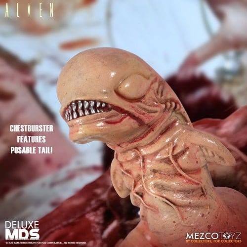 Mezco Toyz MDS Alien 6-Inch Deluxe Stylized Roto Figure - by Mezco Toyz