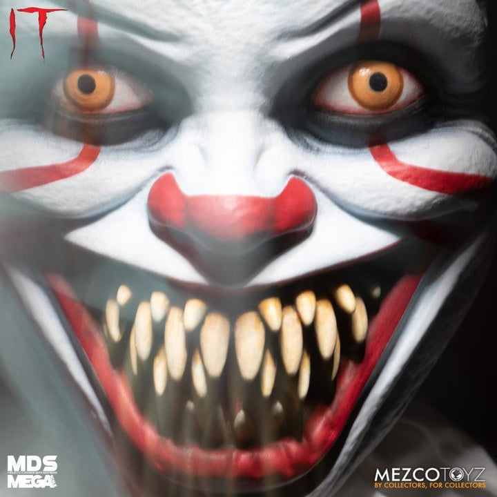 Mezco Toyz MDS Mega Scale IT: Talking Sinister Pennywise 15-Inch Doll - by Mezco Toyz