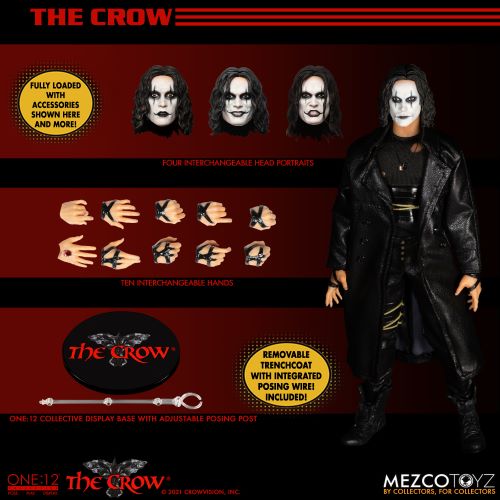 Mezco Toyz One-12 Collective The Crow Action Figure - by Mezco Toyz