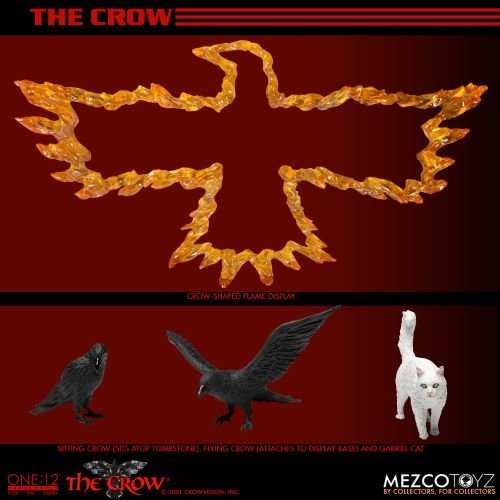 Mezco Toyz One-12 Collective The Crow Action Figure - by Mezco Toyz