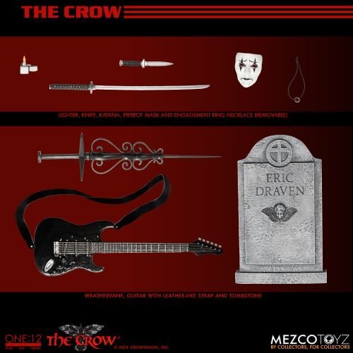 Mezco Toyz One-12 Collective The Crow Action Figure - by Mezco Toyz