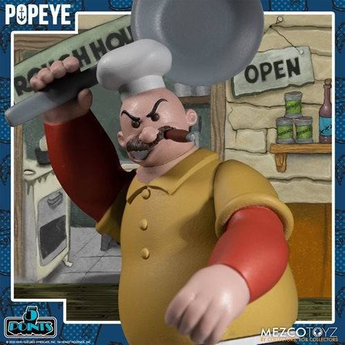 Mezco Toyz Popeye 5 Points Deluxe Box Set - by Mezco Toyz