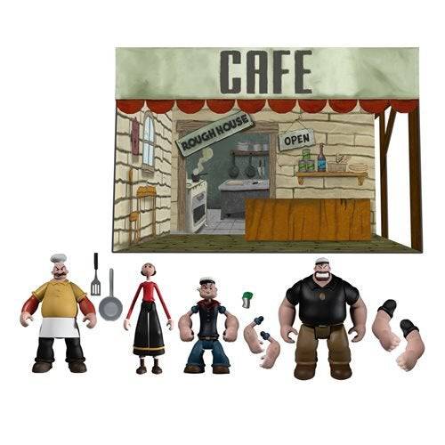 Mezco Toyz Popeye 5 Points Deluxe Box Set - by Mezco Toyz