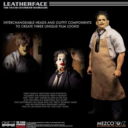 Mezco Toyz The Texas Chainsaw Massacre Leatherface One:12 Collective Action Figure - by Mezco Toyz