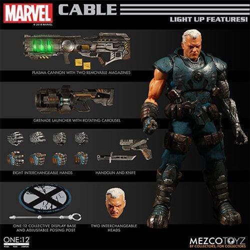 Mezco Toyz X-Men Cable One:12 Collective Action Figure - by Mezco Toyz