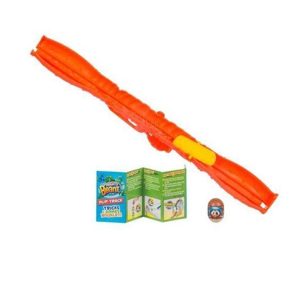 Mighty Beanz Flip Track - Series 1 - Orange - by Moose Toys