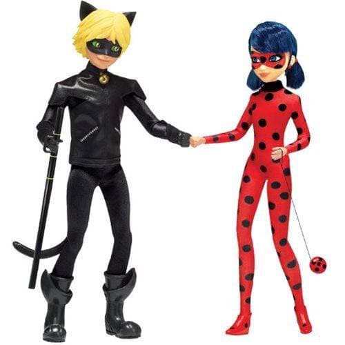 Miraculous Ladybug and Cat Noir Mission Accomplished Fashion Doll 2-Pack - by Playmates