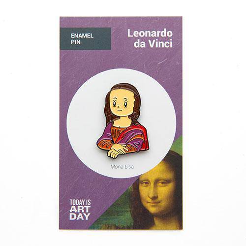 Mona Lisa Enamel Pin - Today is Art Day - by Today Is Art Day