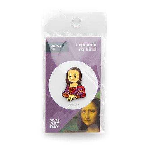 Mona Lisa Enamel Pin - Today is Art Day - by Today Is Art Day