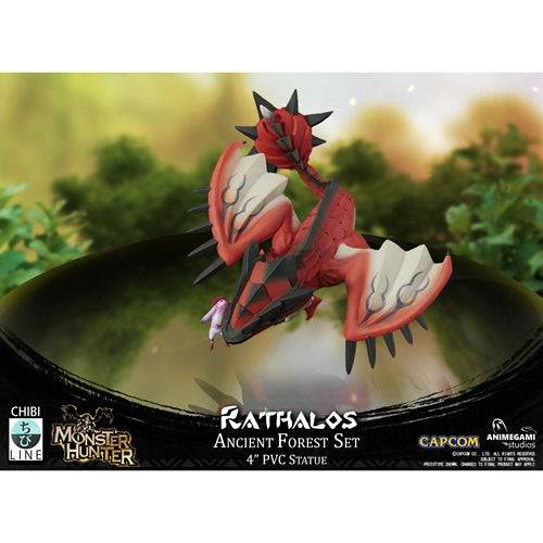 Monster Hunter Limited Edition Rathalos 4-Inch Statue - by Animegami Studios