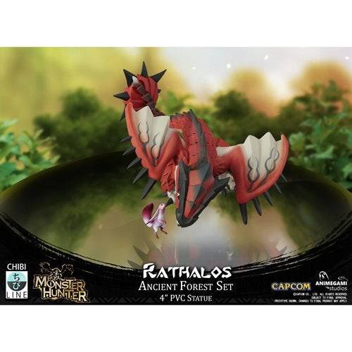 Monster Hunter Limited Edition Rathalos 4-Inch Statue - by Animegami Studios