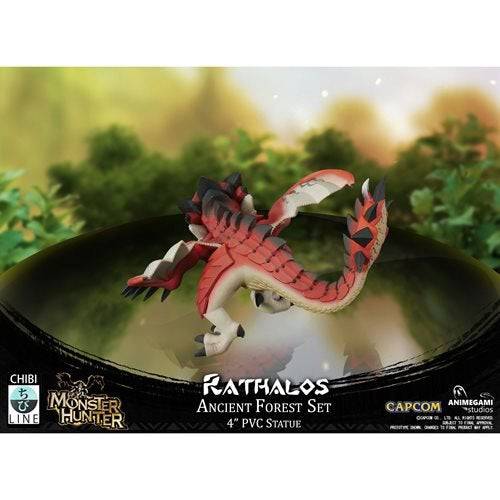 Monster Hunter Limited Edition Rathalos 4-Inch Statue - by Animegami Studios