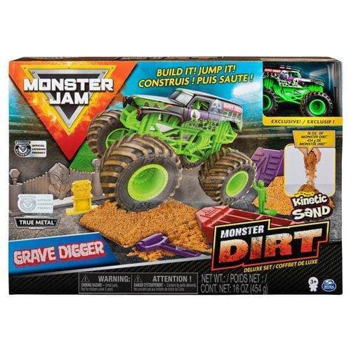 Monster Jam Monster Dirt Deluxe Set Playset - Grave Digger - by Spin Master