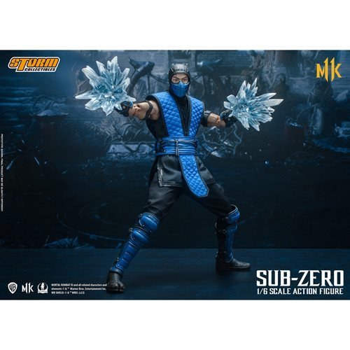 Mortal Kombat Sub-Zero 1:12 Scale Action Figure - by Storm Collectibles