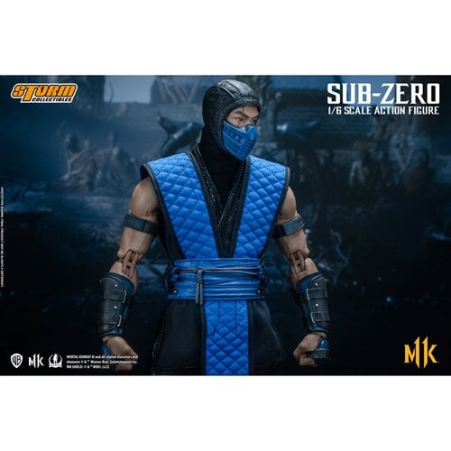 Mortal Kombat Sub-Zero 1:12 Scale Action Figure - by Storm Collectibles