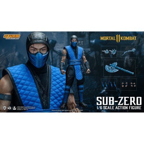 Mortal Kombat Sub-Zero 1:12 Scale Action Figure - by Storm Collectibles