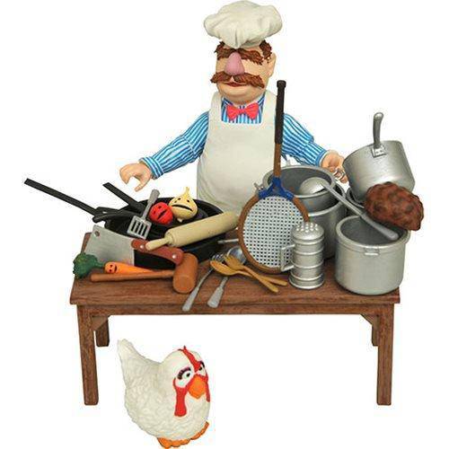 Muppets Swedish Chef Deluxe Action Figure Set - by Diamond Select