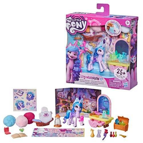 My Little Pony: A New Generation Story Scenes Critter Creation Izzy Moonbow Mini-Figure - by Hasbro