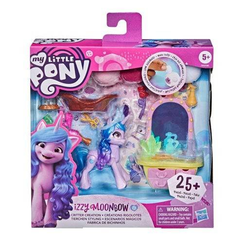 My Little Pony: A New Generation Story Scenes Critter Creation Izzy Moonbow Mini-Figure - by Hasbro