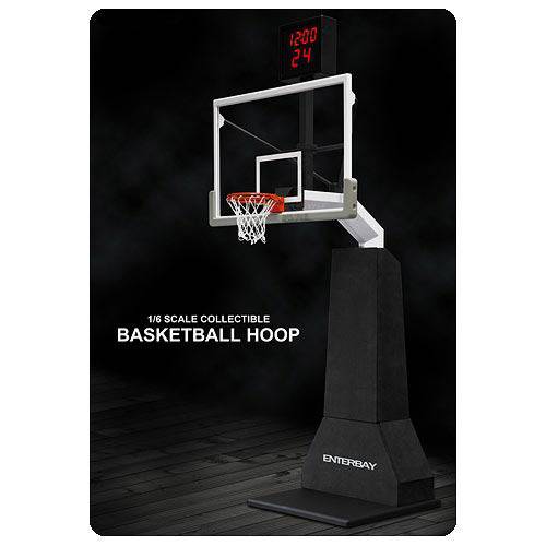 NBA Real Masterpiece Collection 1:6 scale Basketball Hoop with Electronic Shot Clock - by Enterbay