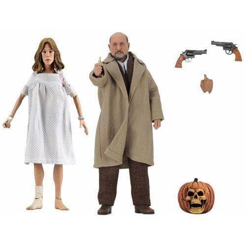 NECA Halloween 2 Dr. Loomis & Laurie Strode 8" Clothed Action Figure 2-Pack - by NECA