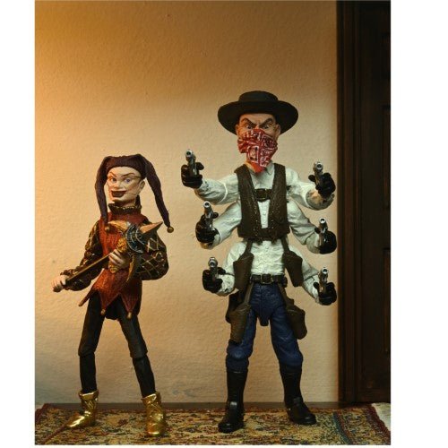 NECA Puppet Masters Ultimate Six-Shooter & Jester 7-Inch Scale 2 Pack Action Figure - by NECA