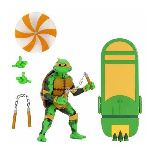 NECA Teenage Mutant Ninja Turtles Turtles in Time Series 2 Michelangelo 7-Inch Action Figure - by NECA