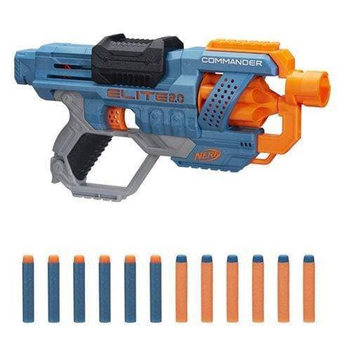 Nerf Elite 2.0 Commander RD-6 Blaster - by Hasbro