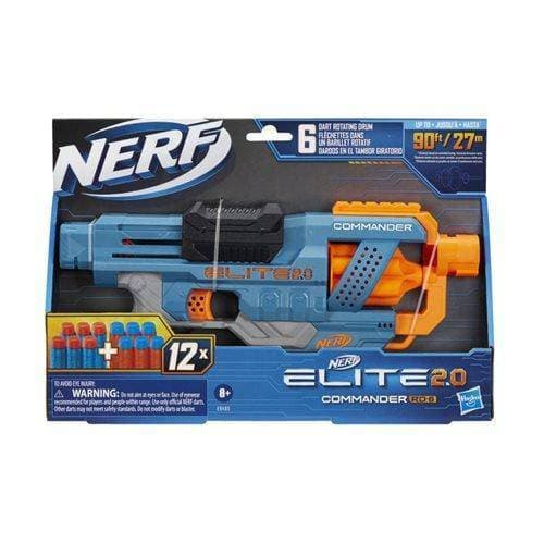 Nerf Elite 2.0 Commander RD-6 Blaster - by Hasbro