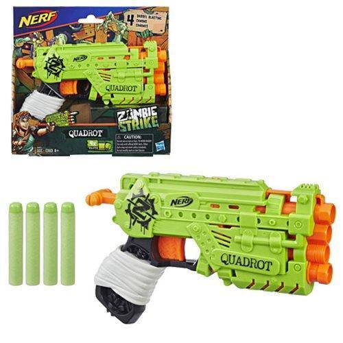 Nerf Zombie Strike Quadrot Blaster - by Hasbro